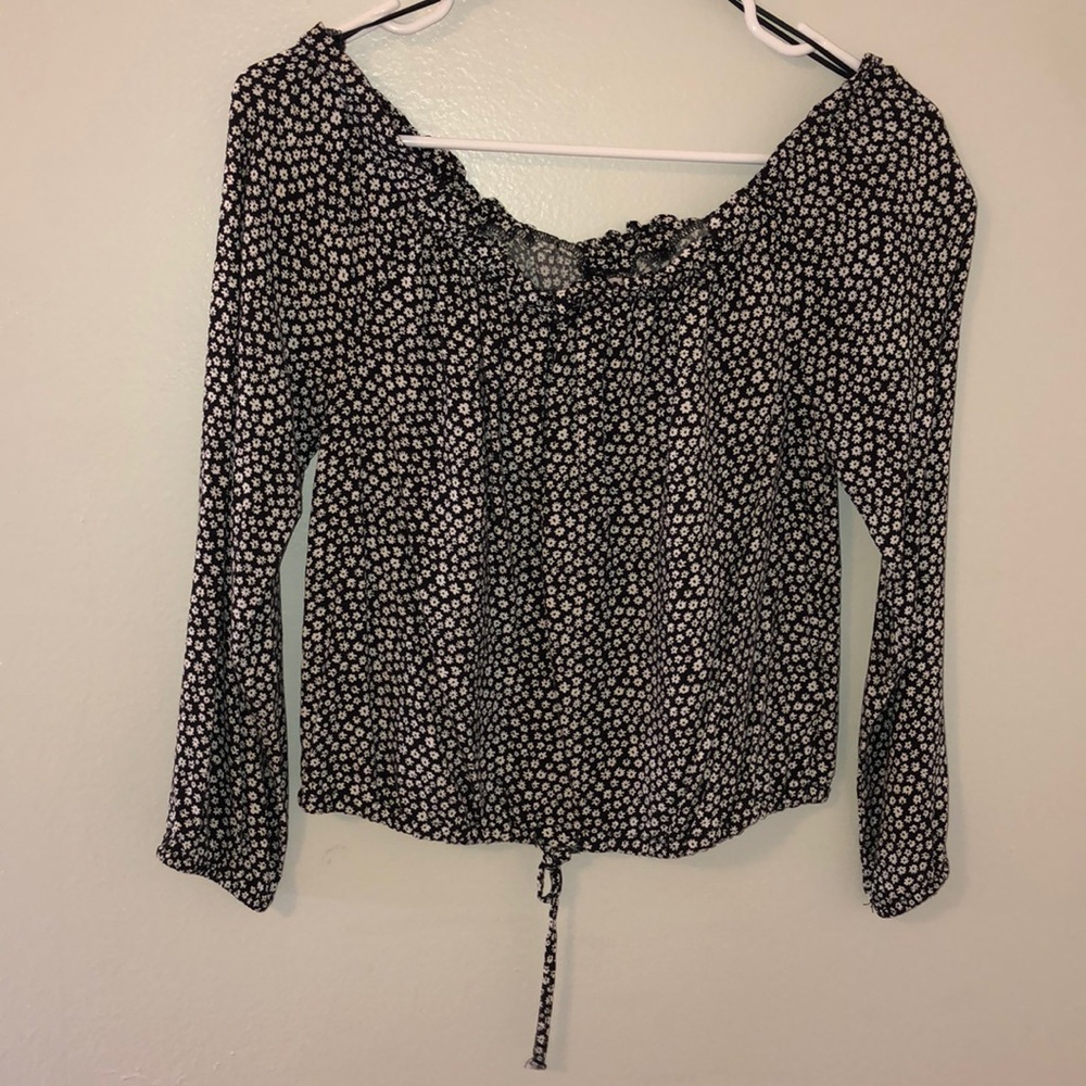 Floral off the shoulder top